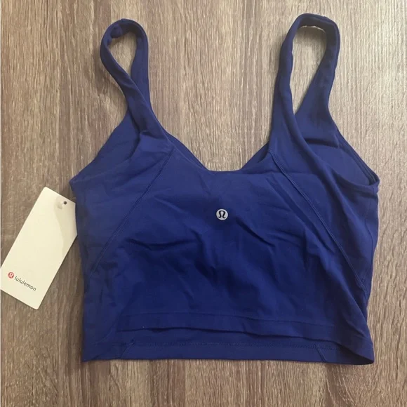 New Lululemon Align tank top, royal blue, size 8. Larkspur. - Picture 4 of 9